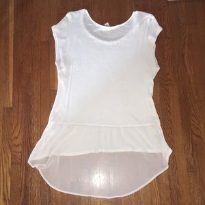 Bar III Sleeveless Sweater Tunic with Sheer Tail